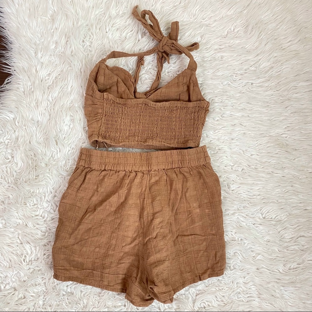 l*space Rust Tie-Front Crop Top - Picture 8 of 8